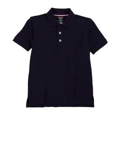 French Toast Boys 4-7 Pique Polo Shirt, Blue, Size 4-5
