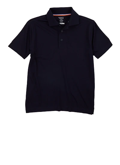 French Toast Boys 4-7 Solid Pique Polo Shirt, Blue, Size 6-7