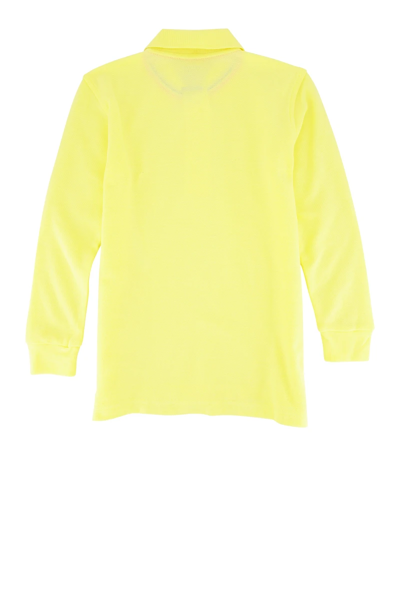 French Toast Boys 4-7 Pique Long Sleeve Polo Shirt