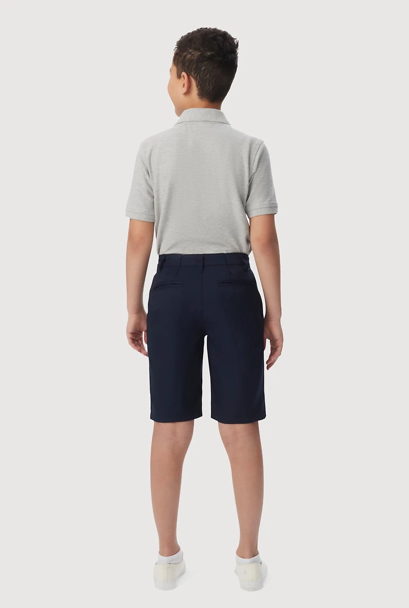 French Toast Boys 4-7 Twill Shorts, Blue, Size 6