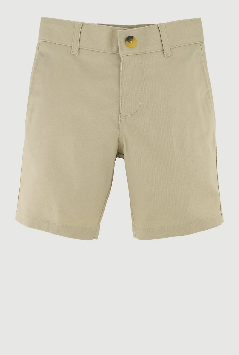 French Toast Boys 4-7 Khaki Shorts, Khaki, Size 4