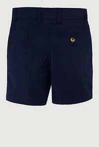 French Toast Boys 4-7 Adjustable Waist School Uniform Shorts, Blue, Size 7
