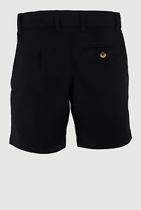 French Toast Boys 4-7 Adjustable Waistband School Uniform Shorts, Black, Size 7