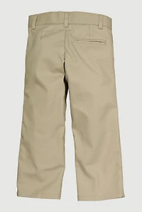 French Toast Boys 4-7 Adjustable Waistband Relaxed Fit Chinos, Khaki, Size 4