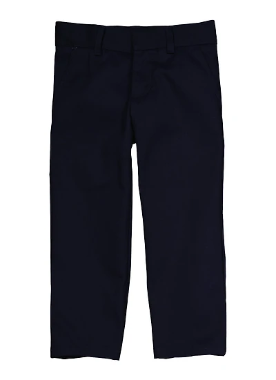 French Toast Boys 4-7 Adjustable Waistband Relaxed Fit Pants, Blue, Size 4