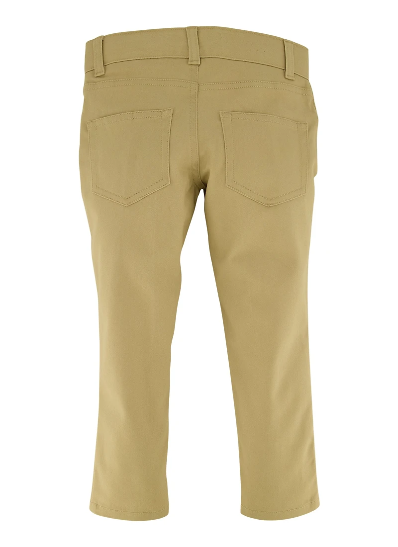 French Toast Boys 4-7 Slim Fit Twill Pants, Khaki, Size 4