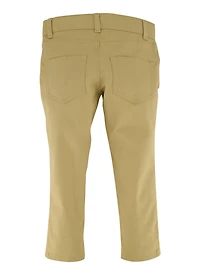 French Toast Boys 4-7 Slim Fit Twill Pants, Khaki, Size 4