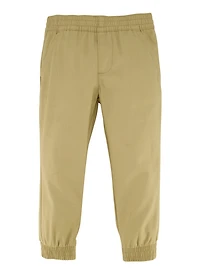 French Toast Boys 4-7 Solid Twill Joggers, Khaki,