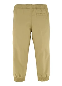 French Toast Boys 4-7 Solid Twill Joggers, Khaki,