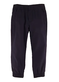 French Toast Boys 4-7 Basic Twill Joggers, Blue, Size 7