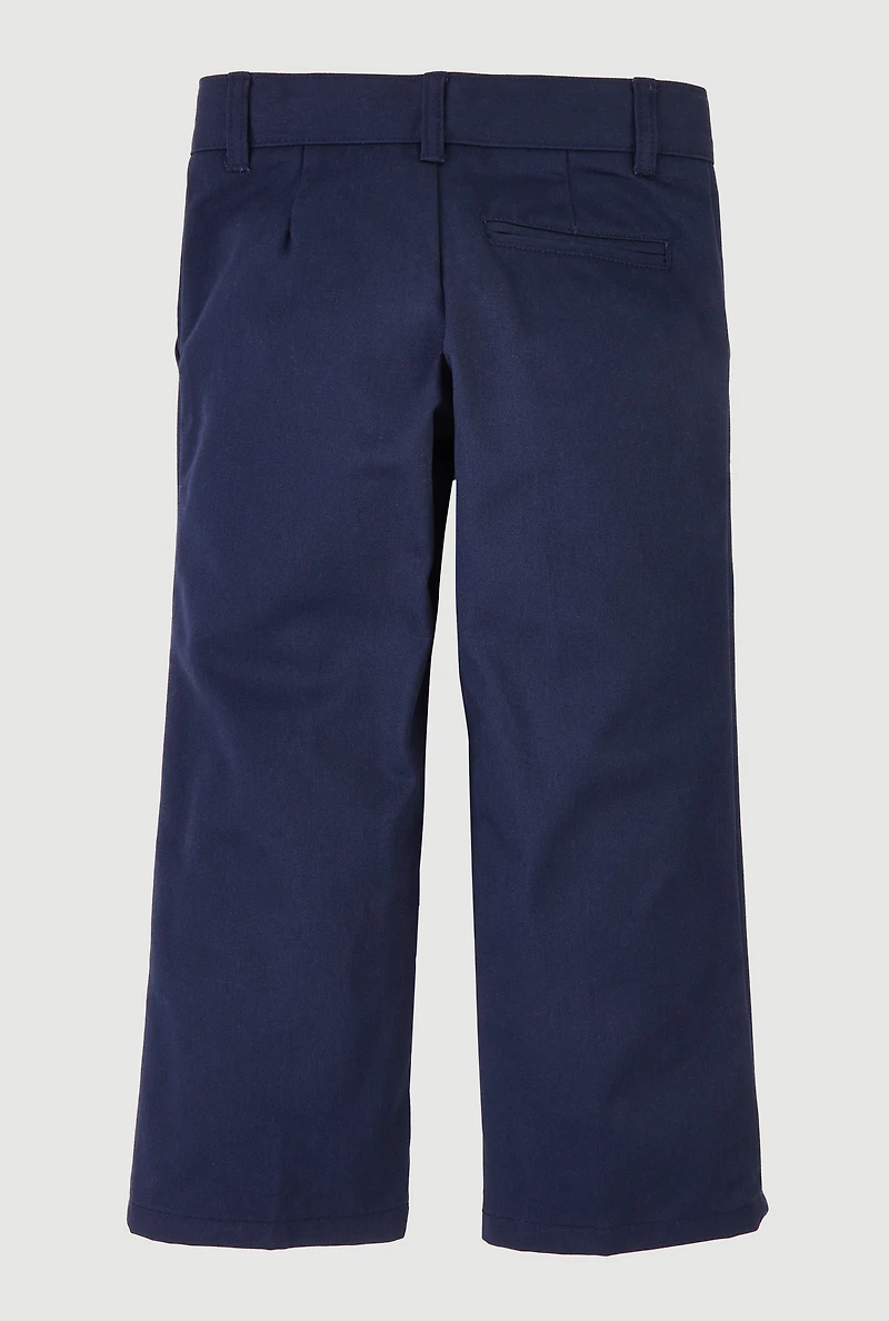 French Toast Boys 4-7 Straight Leg Pants, Blue, Size 4