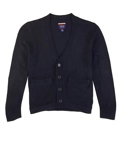 French Toast Boys 4-7 Button Front Pocket Cardigan, Blue, Size 6-7