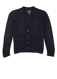 French Toast Boys 4-7 Button Front Pocket Cardigan, Blue, Size 6-7