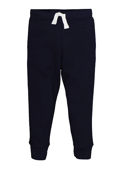 French Toast Boys 4-7 Fleece Drawstring Joggers, Blue, Size 4-5
