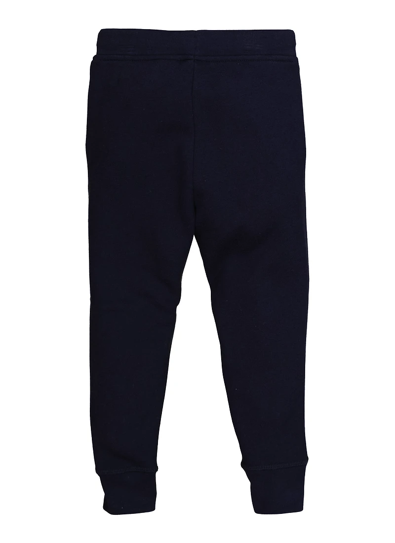 French Toast Boys 4-7 Fleece Drawstring Joggers, Blue, Size 4-5