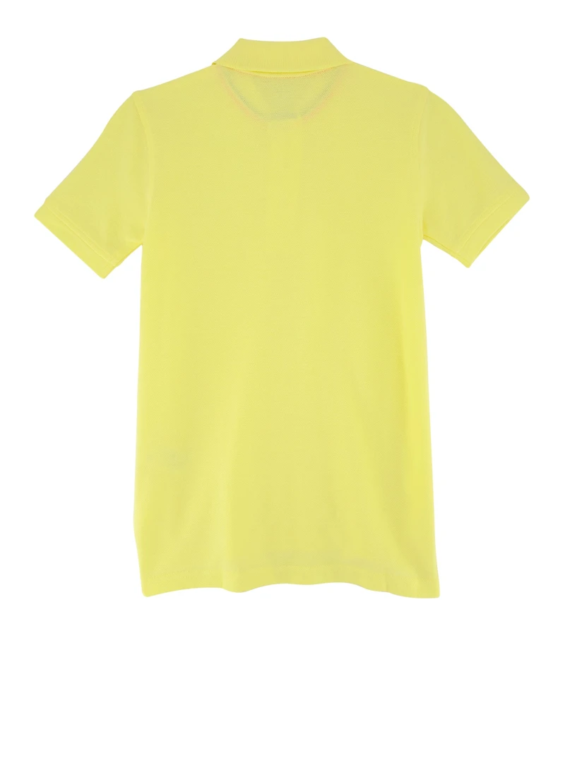 French Toast Boys 8-16 Picot Collar Polo Shirt, Yellow, Size 8