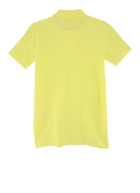 French Toast Boys 8-16 Picot Collar Polo Shirt, Yellow, Size 8