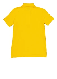 French Toast Boys 8-14 Solid Polo Shirt, Yellow, Size 14-16