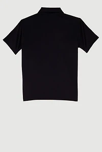 French Toast Boys 8-16 Polo Shirt, Black, Size 14-16