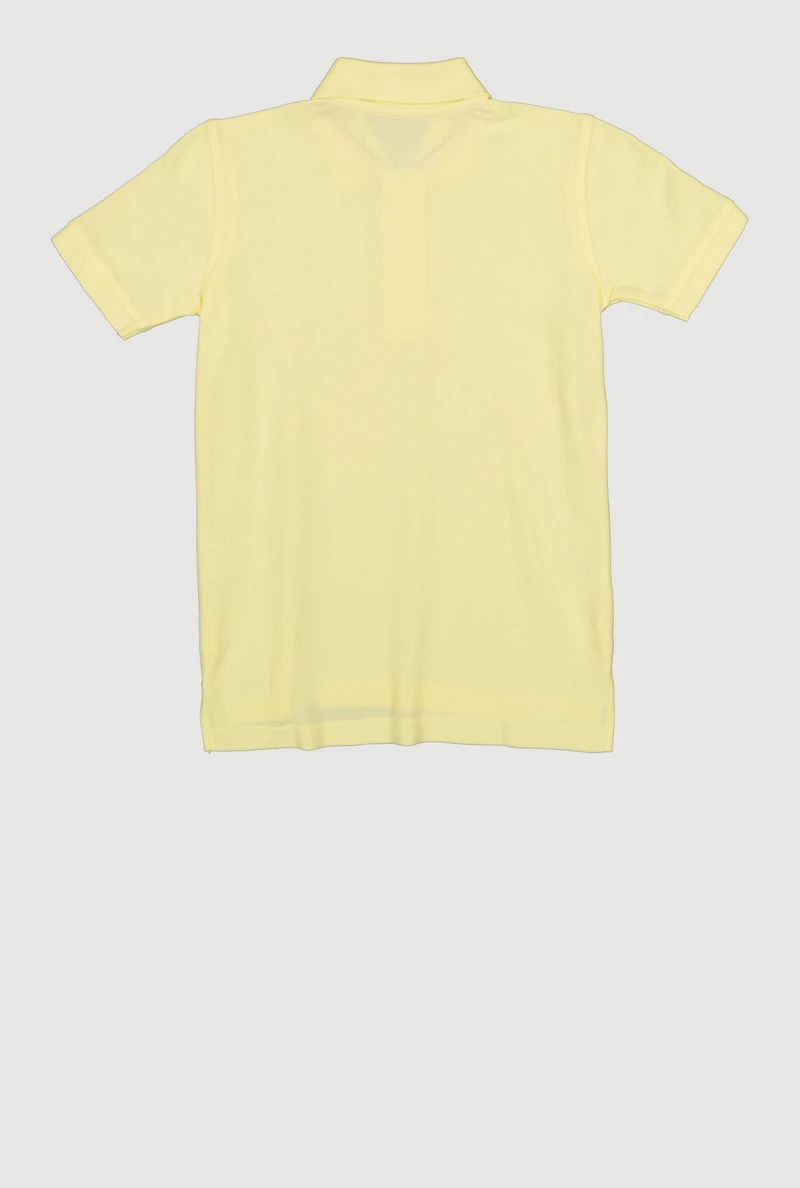French Toast Boys 8-16 Short Sleeve Pique Polo Top