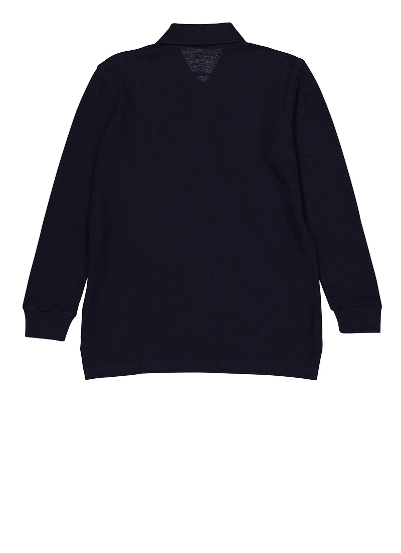 French Toast Boys - Long Sleeve Polo Shirt