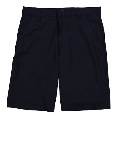 French Toast Boys 8-14 Flat Front Shorts, Blue, Size 10