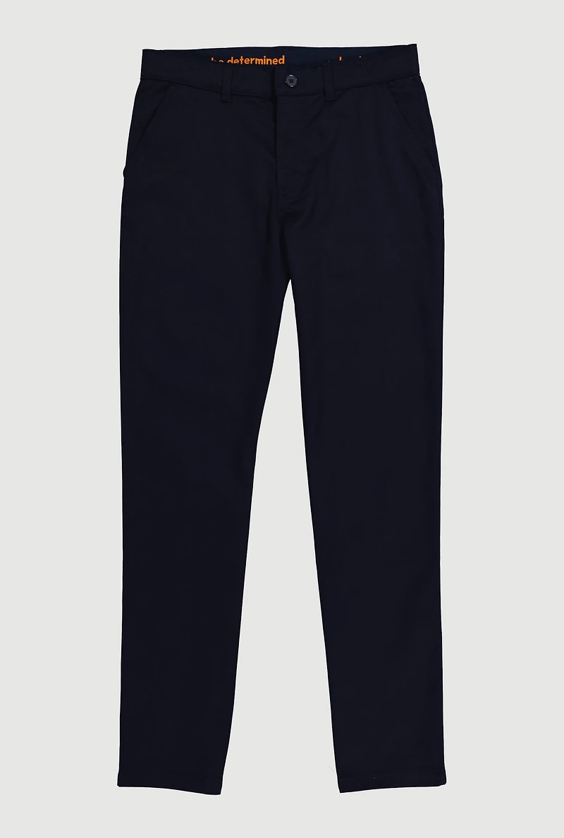 French Toast Boys 8-14 Slim Leg Pants, Blue,