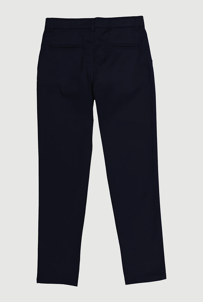 French Toast Boys 8-14 Slim Leg Pants, Blue,