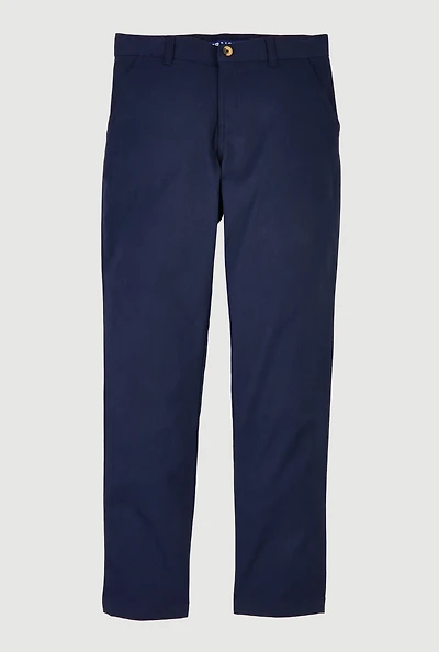 French Toast Boys 8-14 Straight-Leg Dress Pant, Blue, Size 14