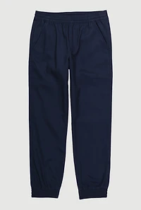French Toast Boys 8-14 Elastic Waist Joggers, Blue, Size 8