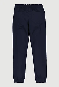 French Toast Boys 8-14 Solid Drawstring Waist Joggers