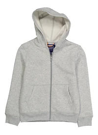 French Toast Boys 8-16 Zip Front Sweatshirt, Grey,