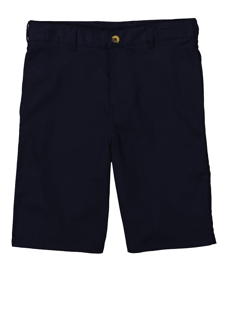 French Toast Boys 16-20 Shorts, Blue, Size 18