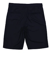 French Toast Boys 16-20 Solid Flat Front Shorts, Blue, Size 20