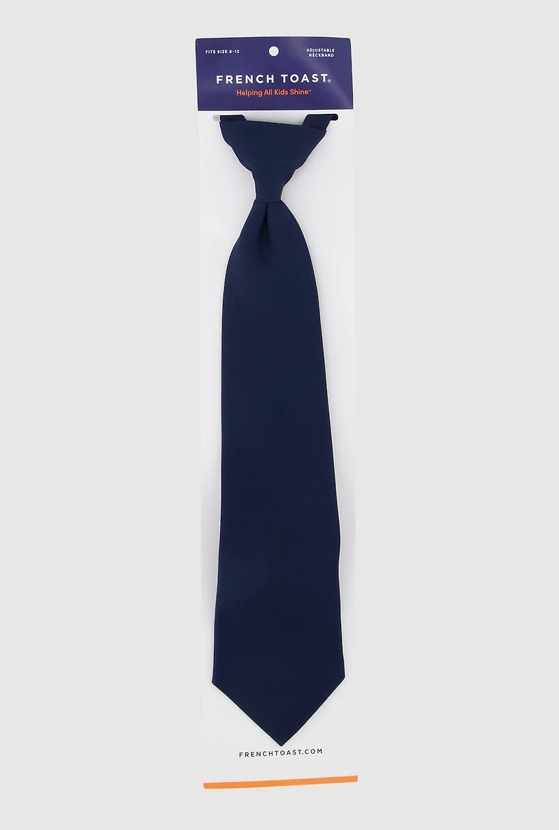 Boys 8-12 Adjustable Velcro Tie