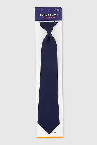 French Toast Boys 8-12 Adjustable Velcro Neckband Tie