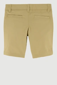 French Toast Girls 4-6x Stretch Bermuda Shorts, Khaki, Size 5