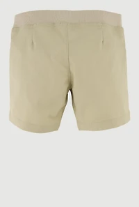 French Toast Girls 4-6x Stretchy School Uniform Shorts, Khaki, Size 4