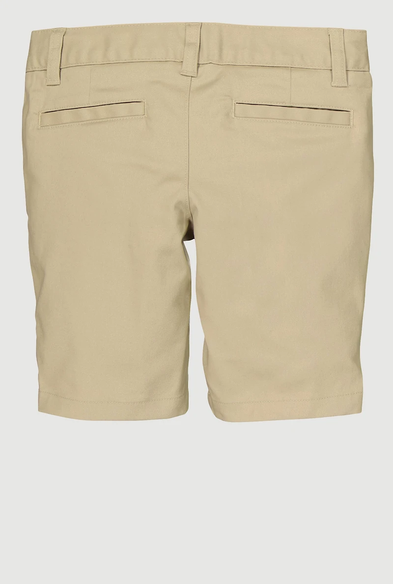 French Toast Girls 7-14 Bermuda Shorts, Khaki,