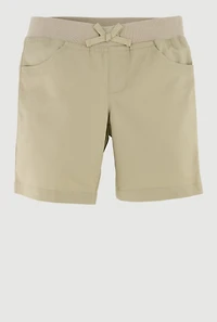 French Toast Girls 7-14 Stretch Khaki Shorts, Khaki,