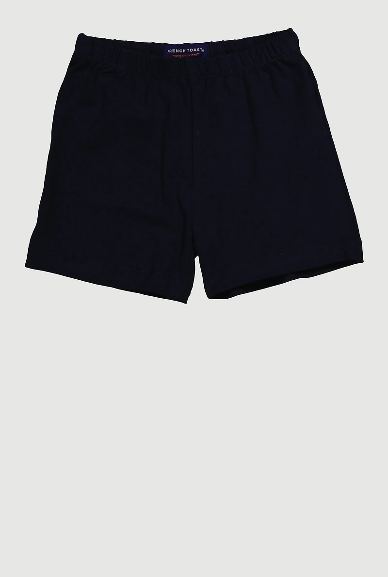 Girls 7-16 Mid Rise Stretchy Short, Blue, Size 10-12