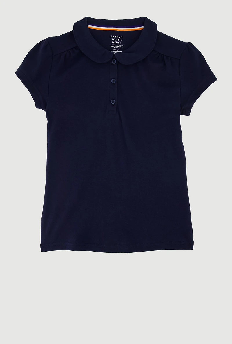 French Toast Girls 7-16 Peter Pan Collar Polo