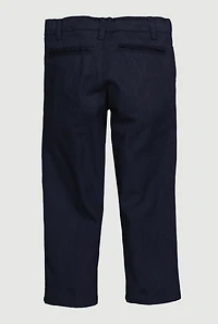 Boys 4-7 Mid Rise Straight Leg Chino Pants, Blue, Size 6