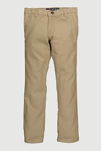 Boys 7-14 Classic Fit Straight Leg Pants, Khaki,