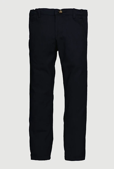 Boys 7-14 Classic Fit Straight Leg Pants, Blue, Size 14