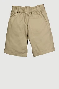 French Toast Boys 2T-4T Twill Uniform Shorts, Khaki,