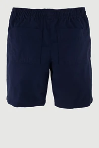 French Toast Boys 2T-4T School Uniform Chino Shorts, Blue, Size 3T