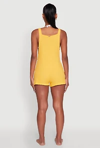 Nicole Miller Gauze Knit Romper