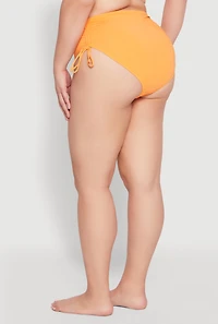 Womens Plus Printed Tankini and Bikini Bottoms Set, 10