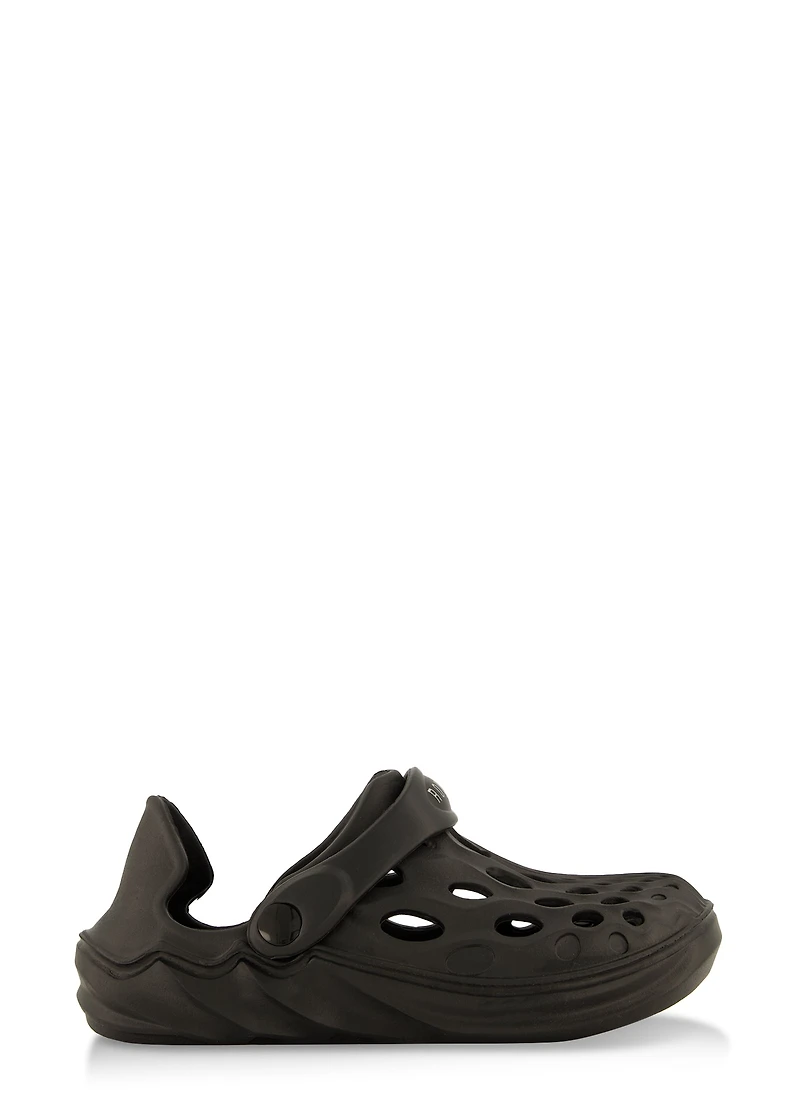 Laser Cut Slingback Clogs